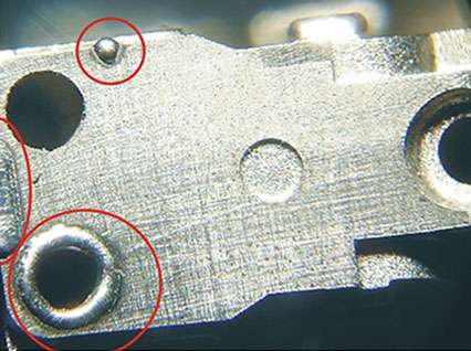 <a href='http://m.hfxgn.com/product/3.htm' class='text_a'>模具激光焊機(jī)</a>修復(fù)模具效果